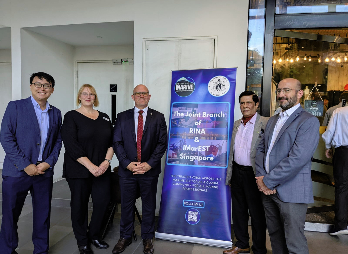 Chris Goldsworthy and Sue Arnold visit Singapore