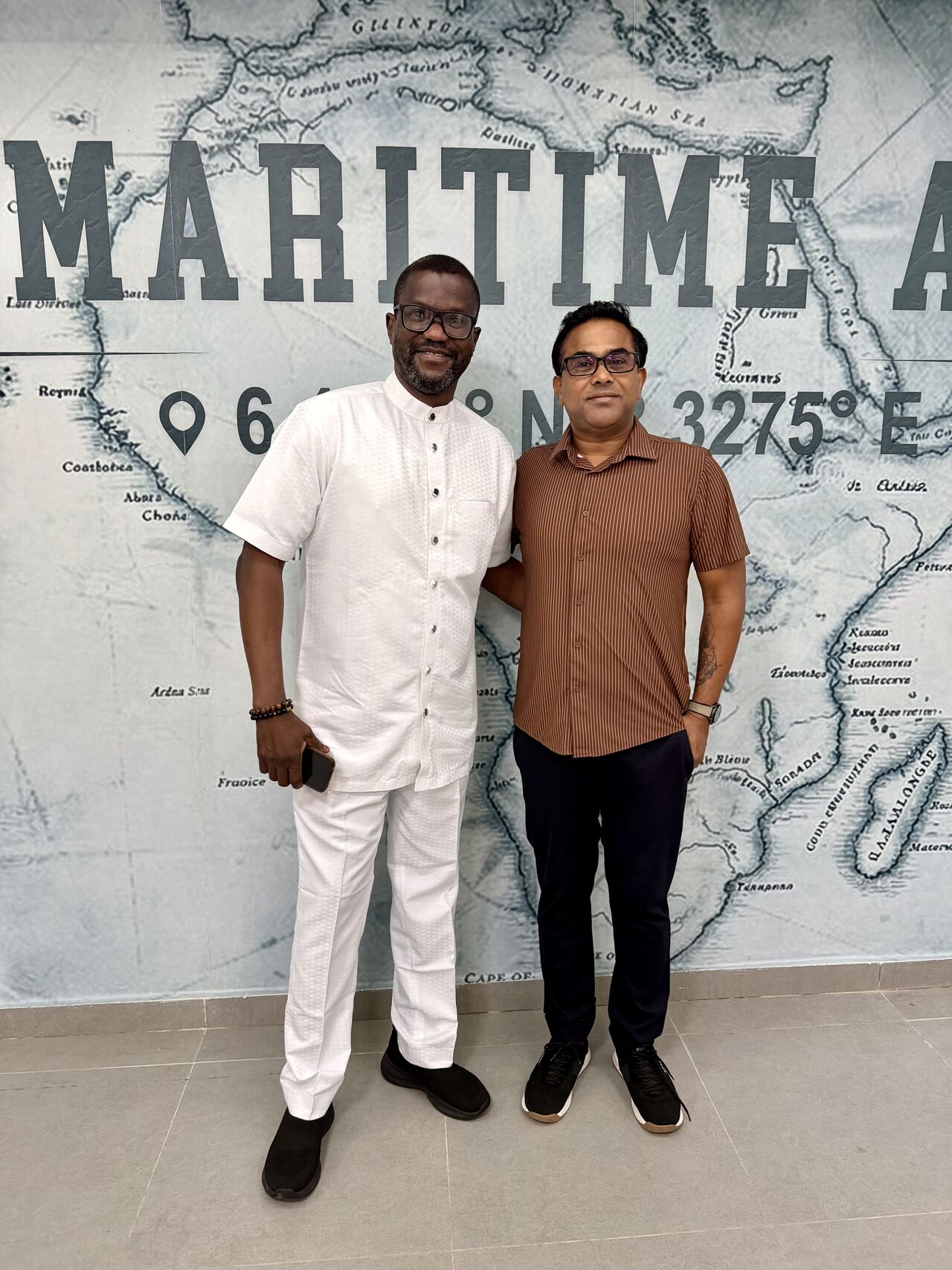 Olumide Agbabiaka (L) and Vikas Patra (R)