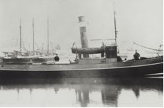 Steam Tug ‘Primrose’ (ex ‘North Star’) on the Gloucester and Sharpness Canal.  (Canal & River Trust).