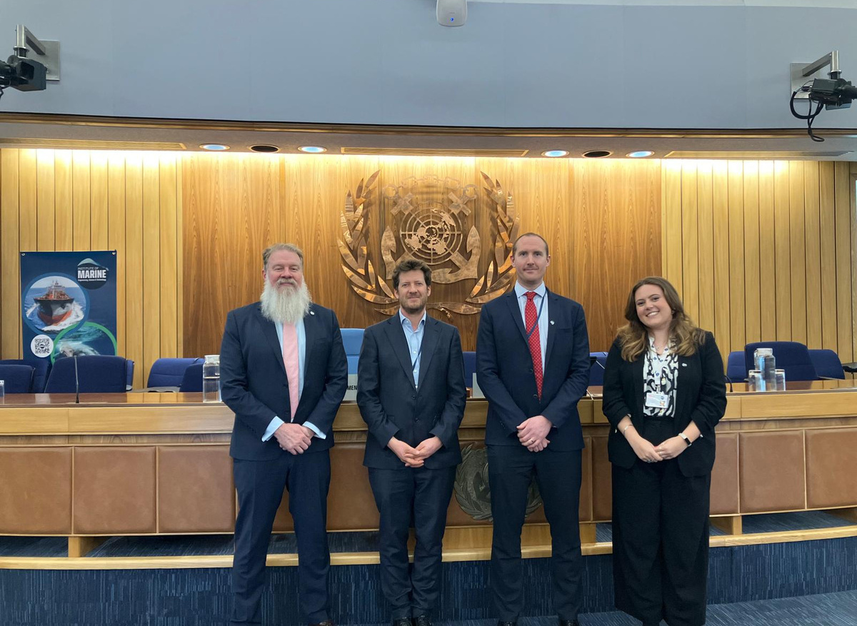 IMarEST delegations present at the IMO