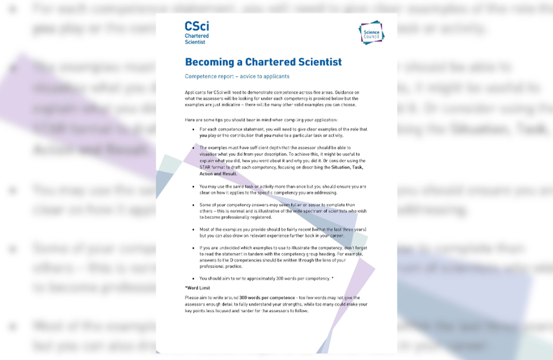 Standards required for CSci